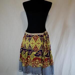 Anna Sui Anthropologie wrap skirt